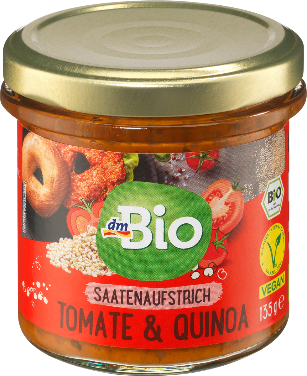 Brotaufstrich, Saatenaufstrich Tomate & Quinoa, 135 g