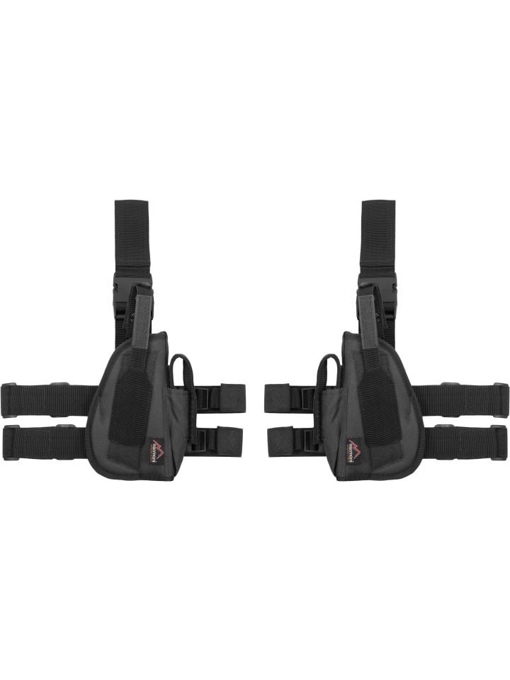 Normani Outdoor Sports Pistolenbeinholster Set für Rechts   Links in Schwarz günstig kaufen onesize