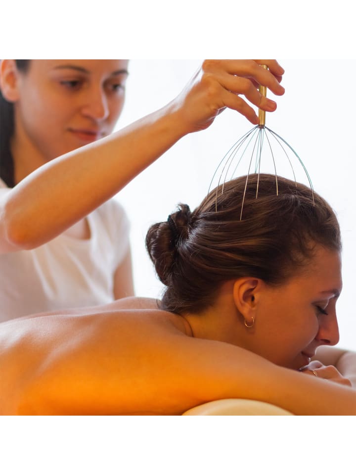 relaxdays Kopfmassagegerät in Blau günstig kaufen onesize