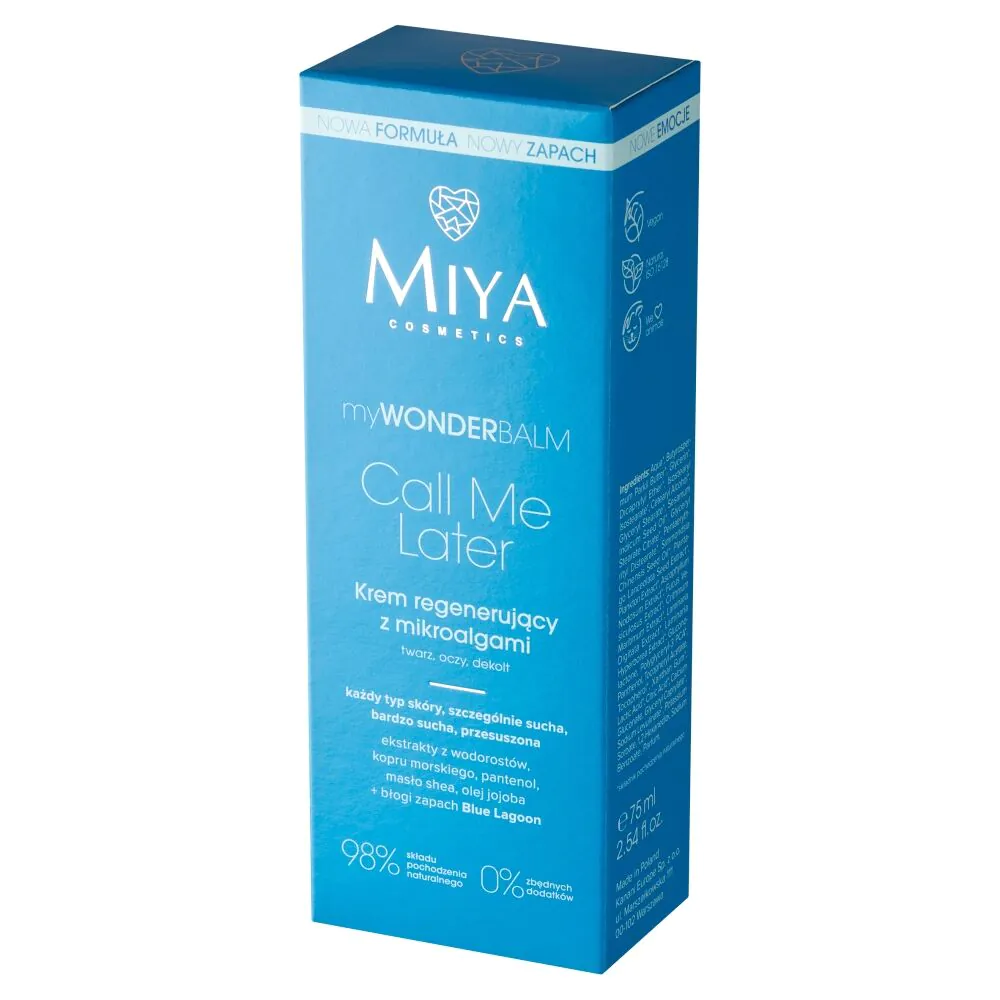 Miya myWONDERBALM Call Me Later - Regenerirajuća krema s mikroalgama 75ml