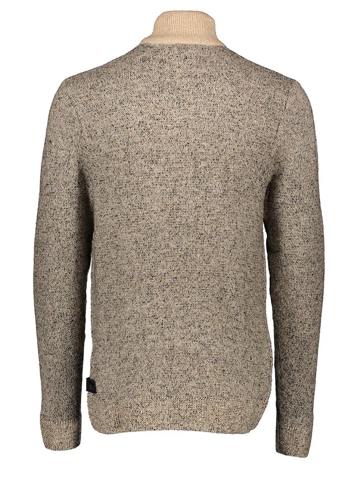 Jack & Jones Pullover in Beige/ Schwarz günstig kaufen