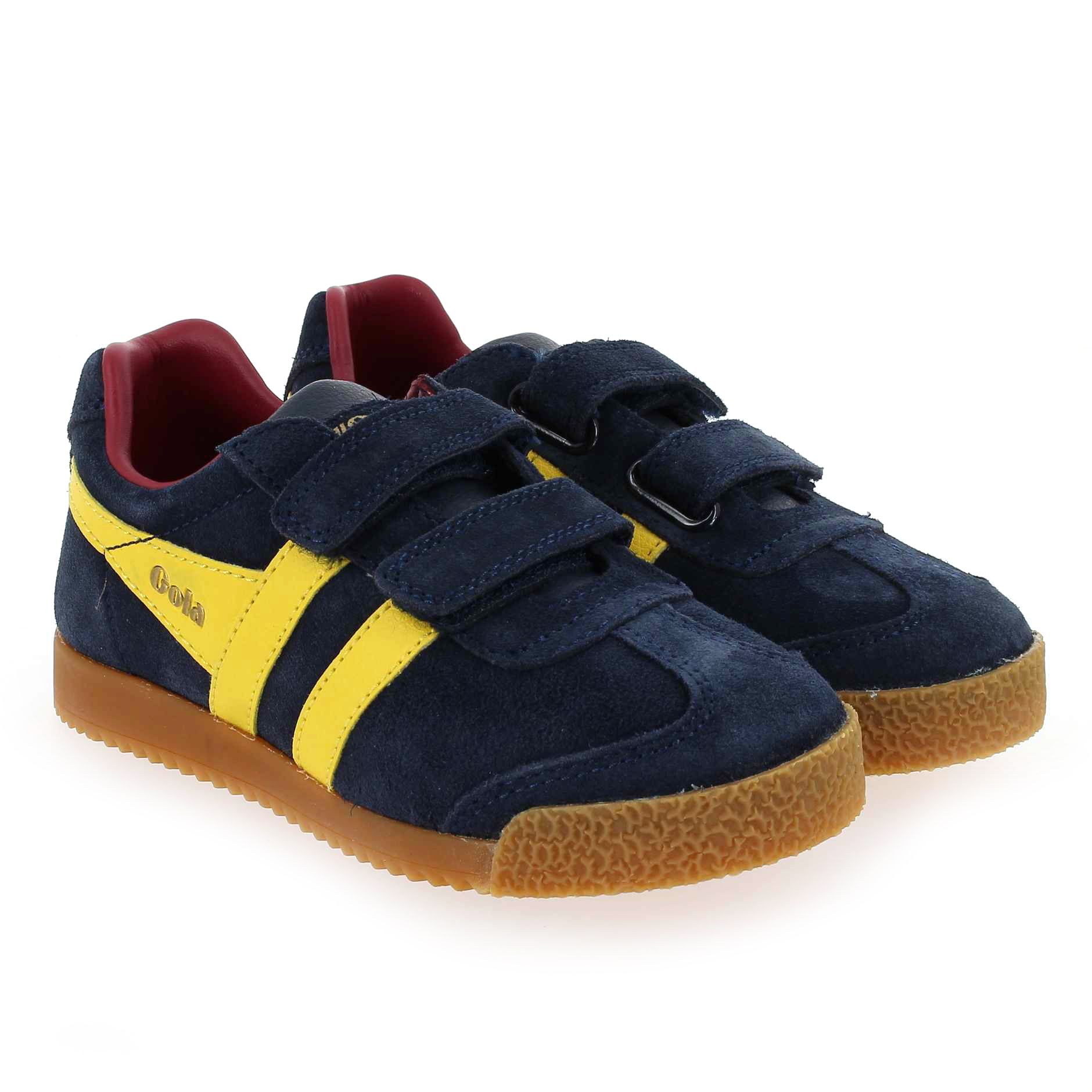 Gola  HARRIER VELCRO CKA192 - Marine Jaune
