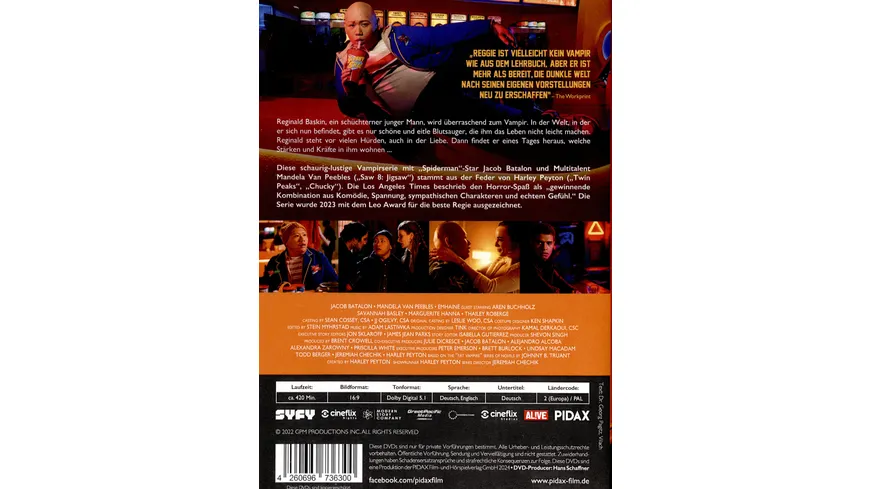 Reginald, the Vampire, Staffel 1 / Die ersten 10 Folgen der preisgekrönten Vampirserie  [3 DVDs]