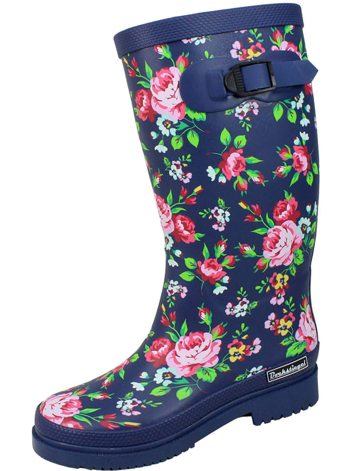 Bockstiegel Regenstiefel Julia in dunkelblau/multi günstig kaufen