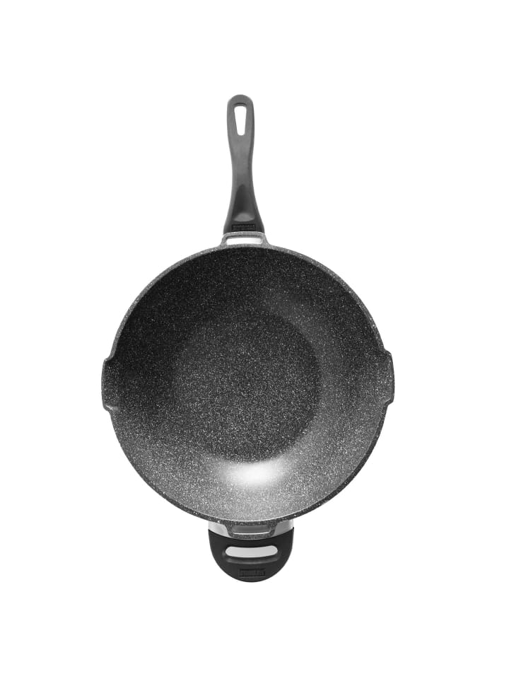 Stoneline Wokpfanne 32 cm | mit Deckel in Anthrazit günstig kaufen Ø 32 cm
