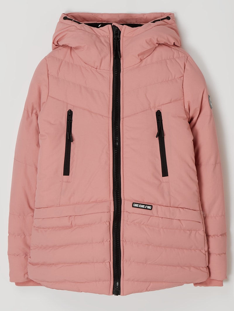 Steppjacke mit Wattierung Modell 'Navara' in hellrosa