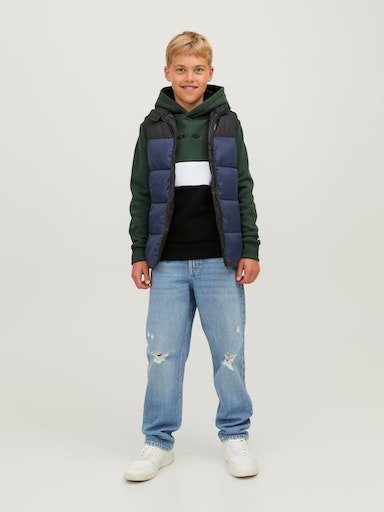 Jack & Jones Junior Hoodie JJEREID BLOCKING SWEAT HOOD SN JNR