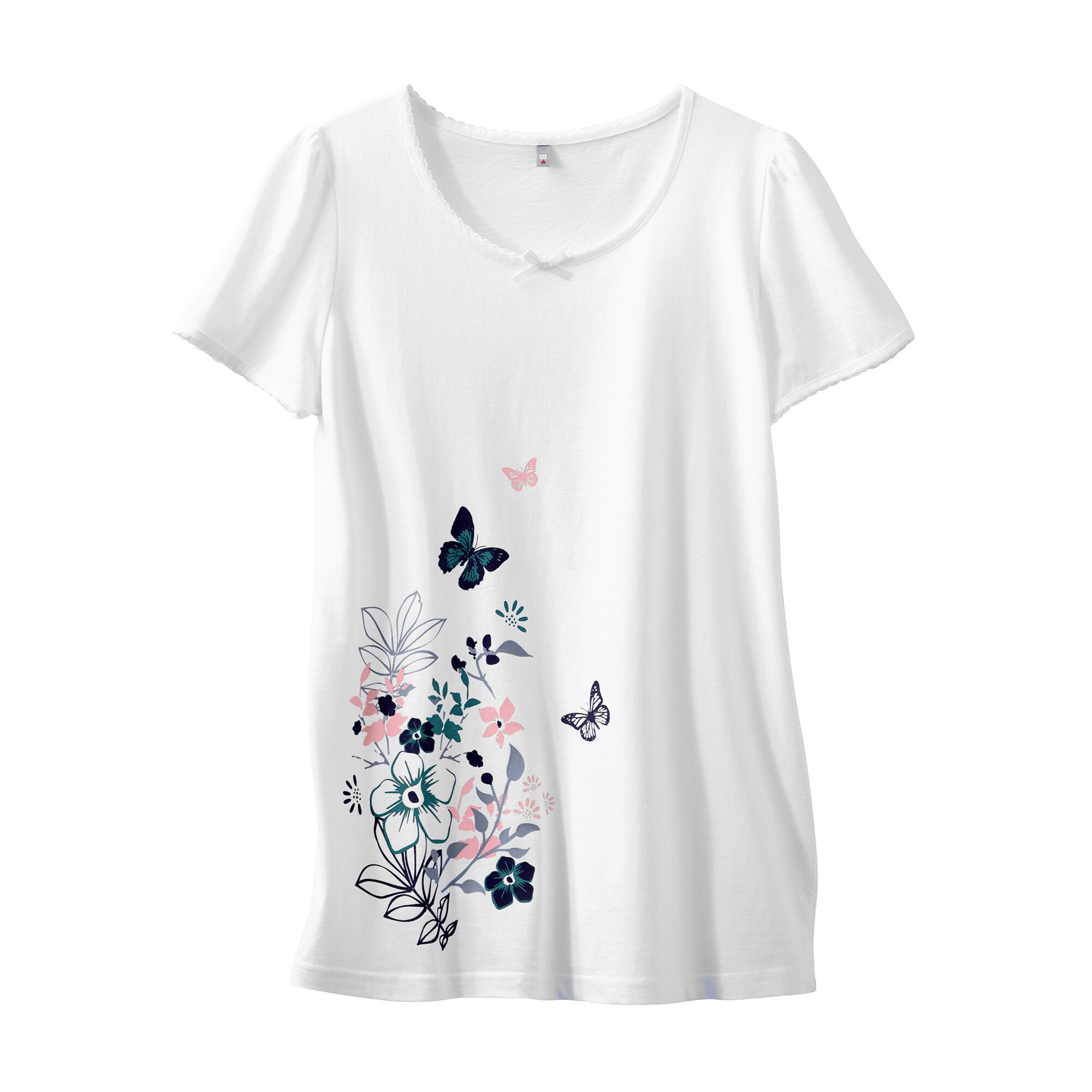 Tee-shirt imprimé placé bucolique