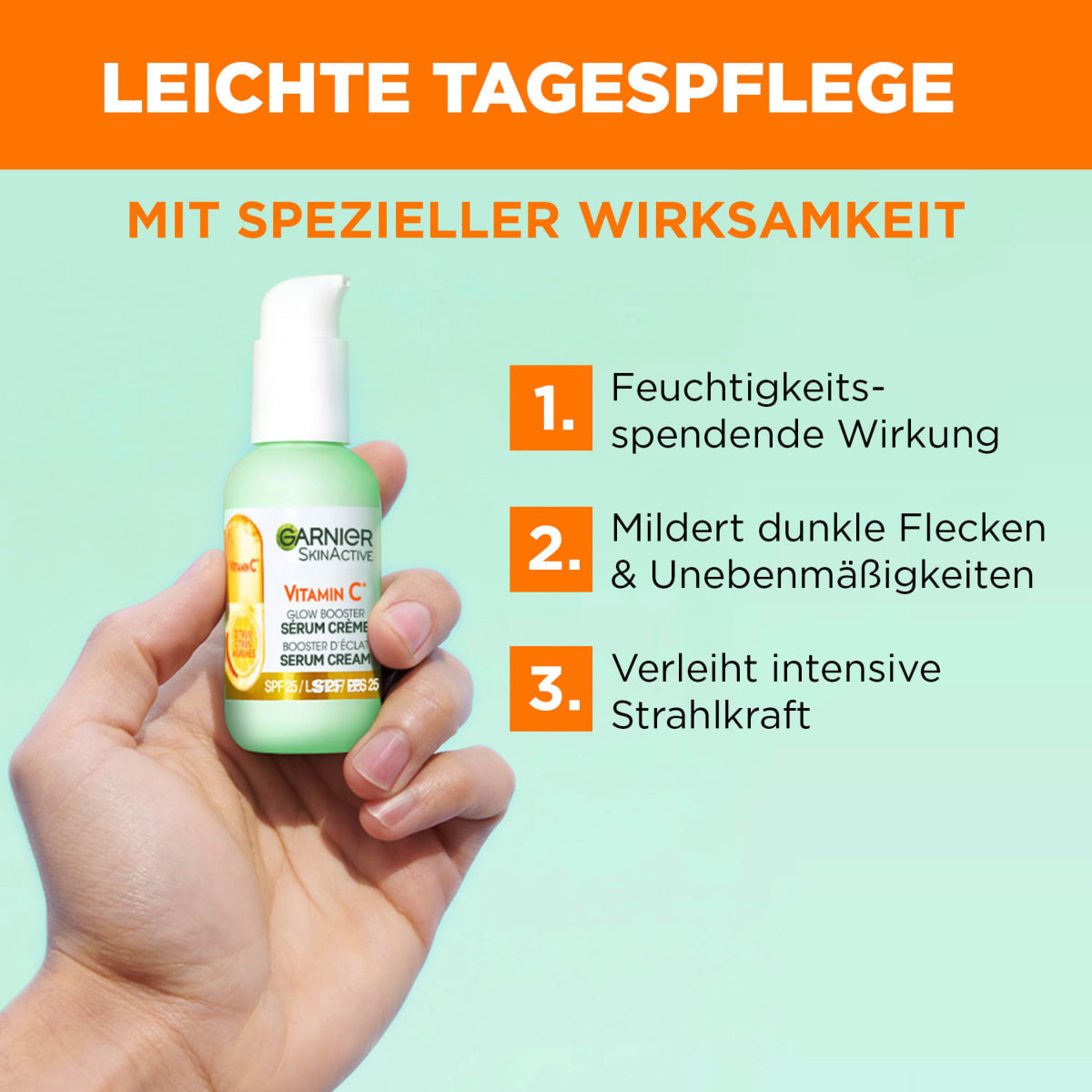 Gesichtsserum Vitamin C Glow LSF 25, 50 ml