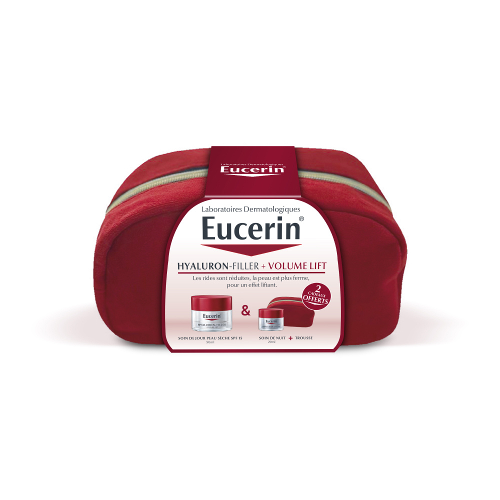 eucerin Trousse Routine Anti-Âge Soin de Jour Peau Sèche + Soin de Nuit Offert Eucerin Trousse