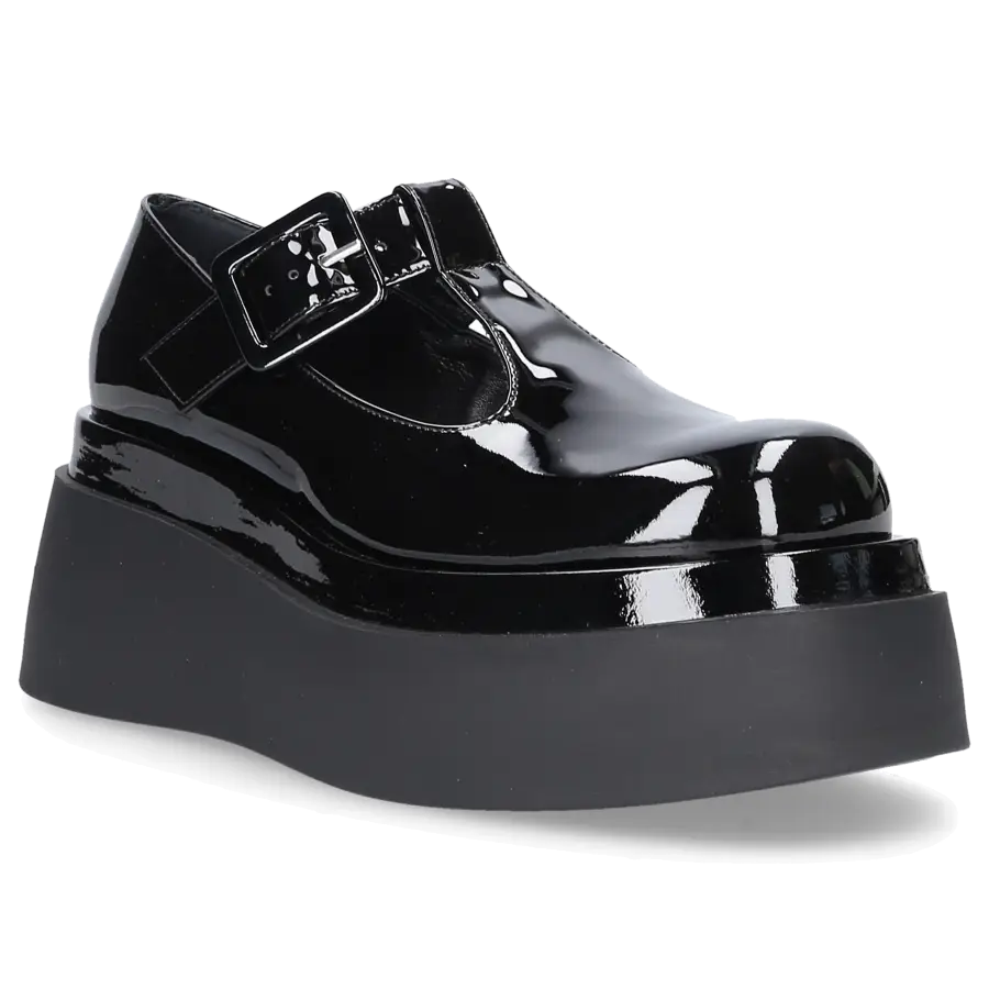 Giampaolo Viozzi - Loafer BETH Lackleder - schwarz