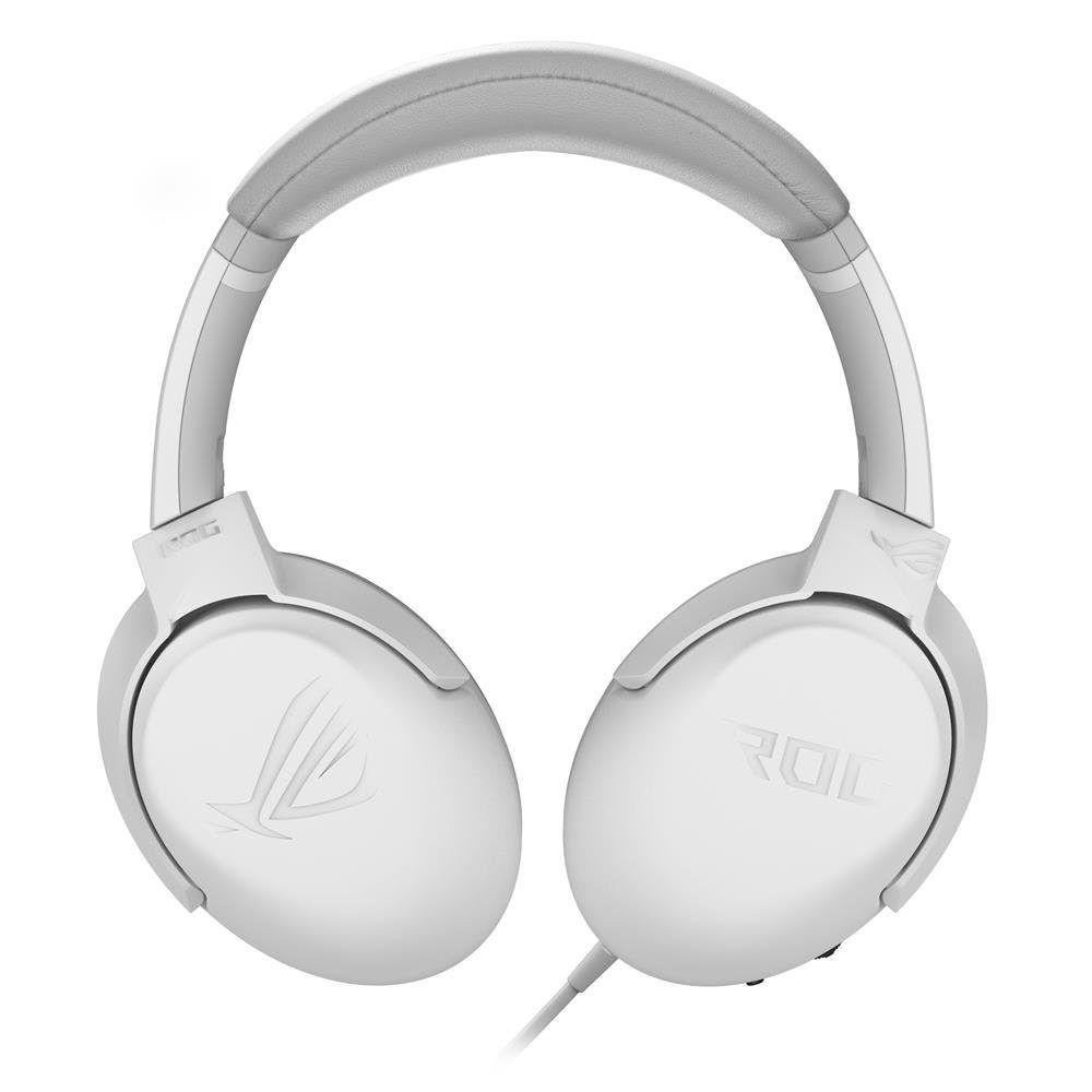 Asus ROG Strix Go Core Moonlight White Gaming-Headset (kabelgebunden, 3,5mm-Klinkenstecker, leicht, Weiß)