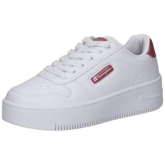 Champion Rebound Platform Glitz Sneaker in weiß