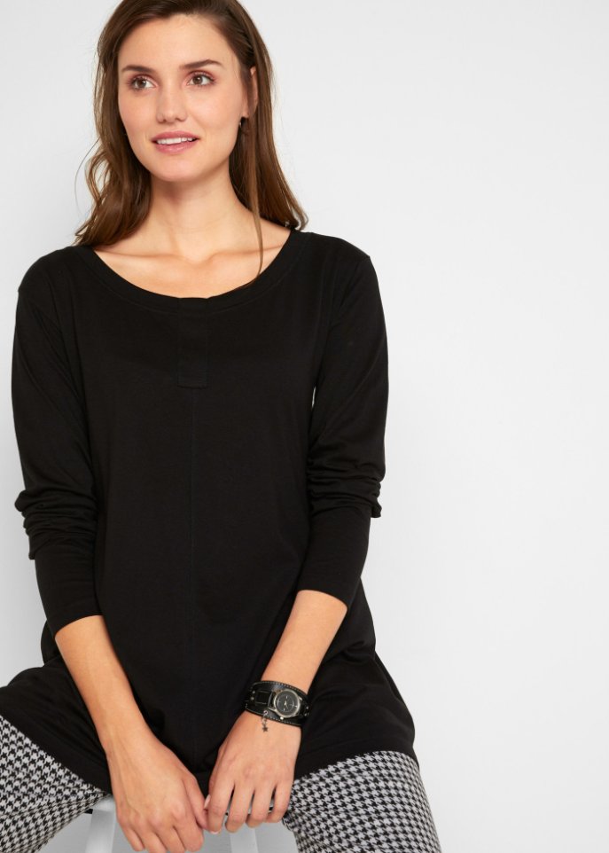 Langarmshirt in A-Linie