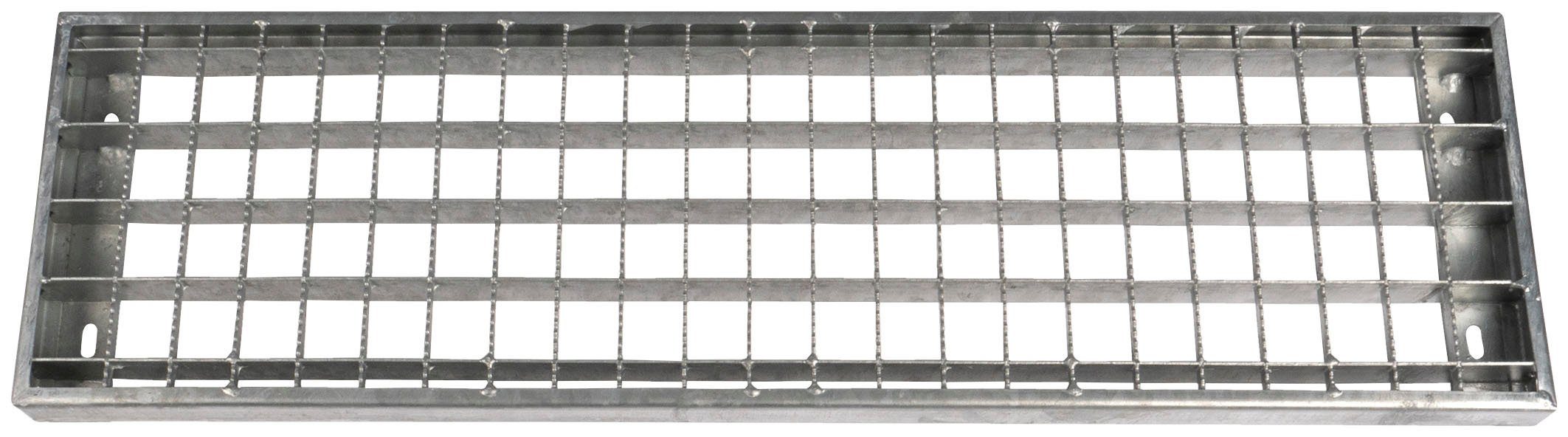 Dolle Außentreppe Gardentop, für Geschosshöhen bis 154 cm, Stufen offen, Gitterroststufen 80 cm