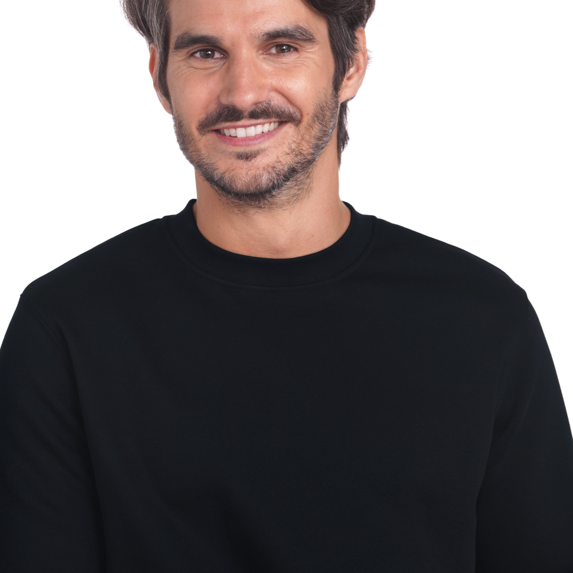 Herren Sweatshirt mit Rundhalsausschnitt