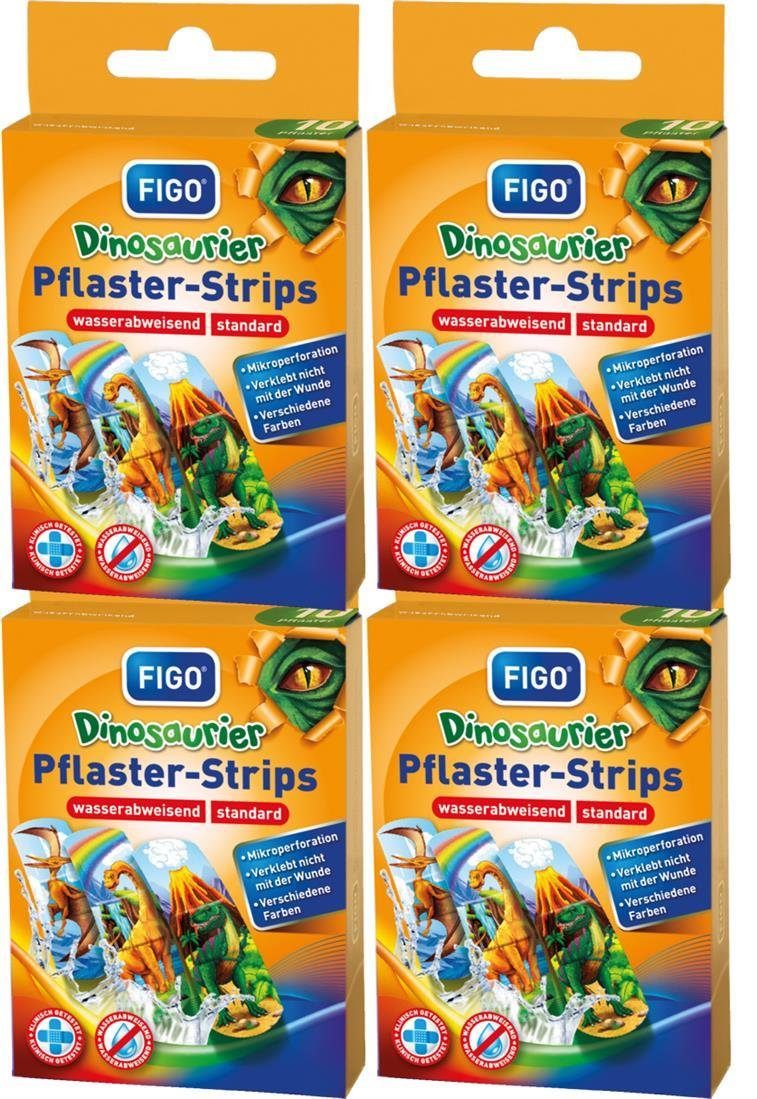 FIGO Fixierpflaster 40 Kinderpflaster Dinosaurier Kinderpflaster Pflaster Wundpflaster