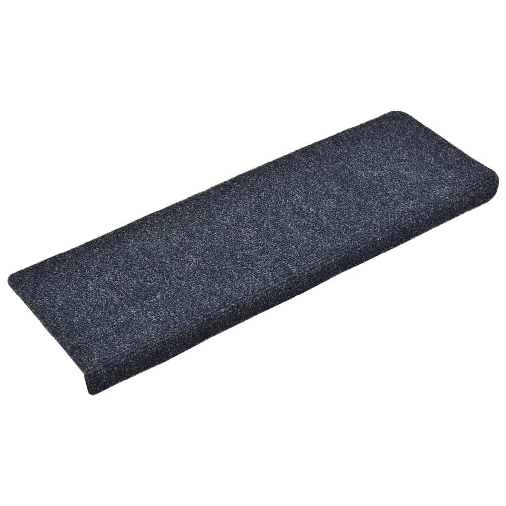 Stufenmatte Treppenmatten 5 Stk. Nadelvlies 65x21x4 cm Anthrazit, vidaXL, Rechteckig