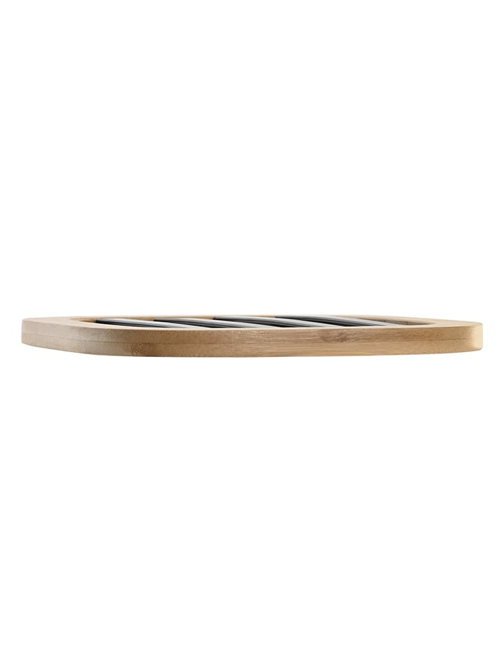 Alexandra House Untersetzter in Natur/ Schwarz - (B)17 x (H)17 cm günstig kaufen onesize