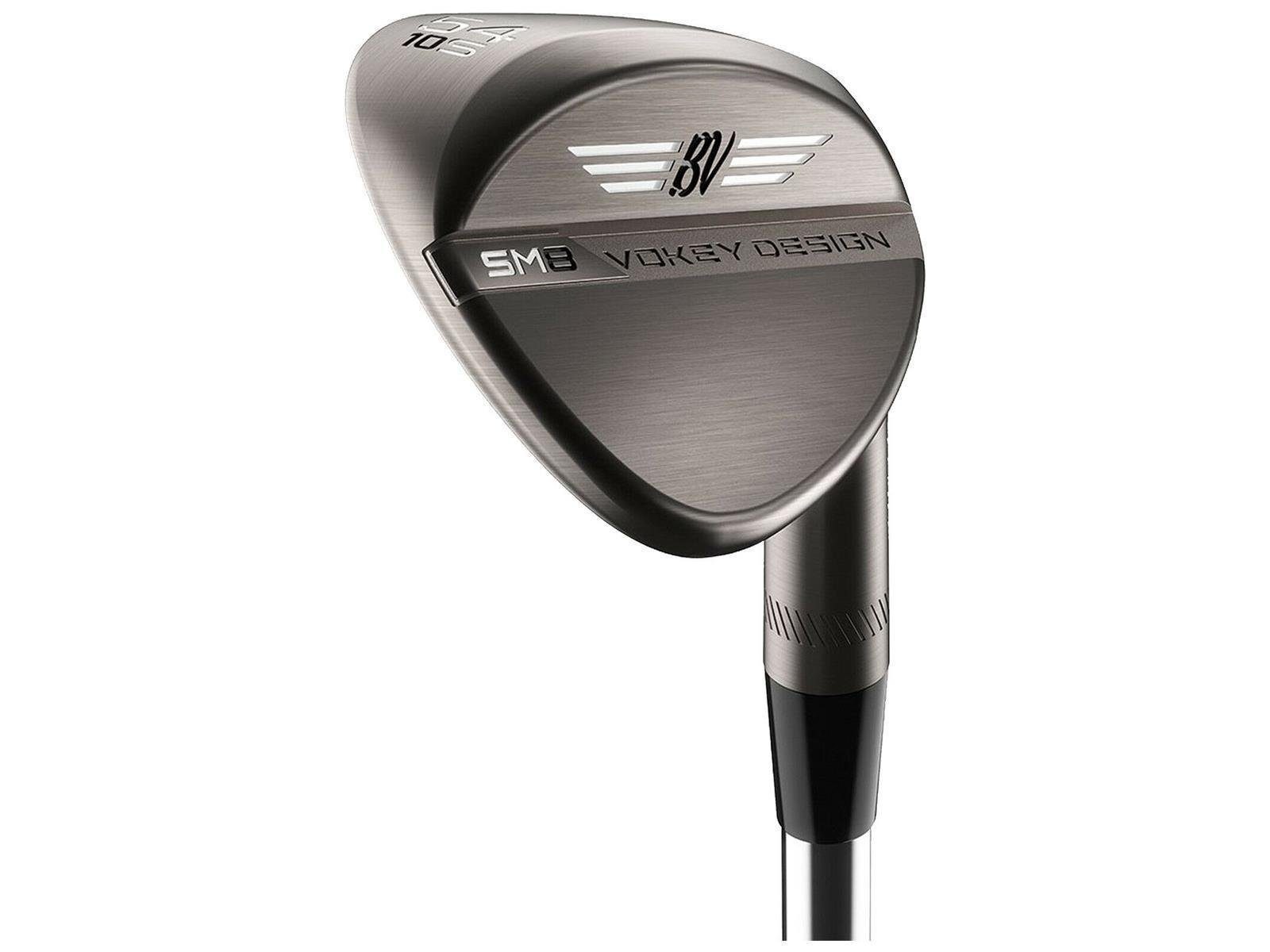 Titleist Wedge Titleist VoKey Design SM8 Wedges Herren, 1 Stück, 1-tlg., Brushed Steel,Maximaler Spin und ultimative Kontrolle