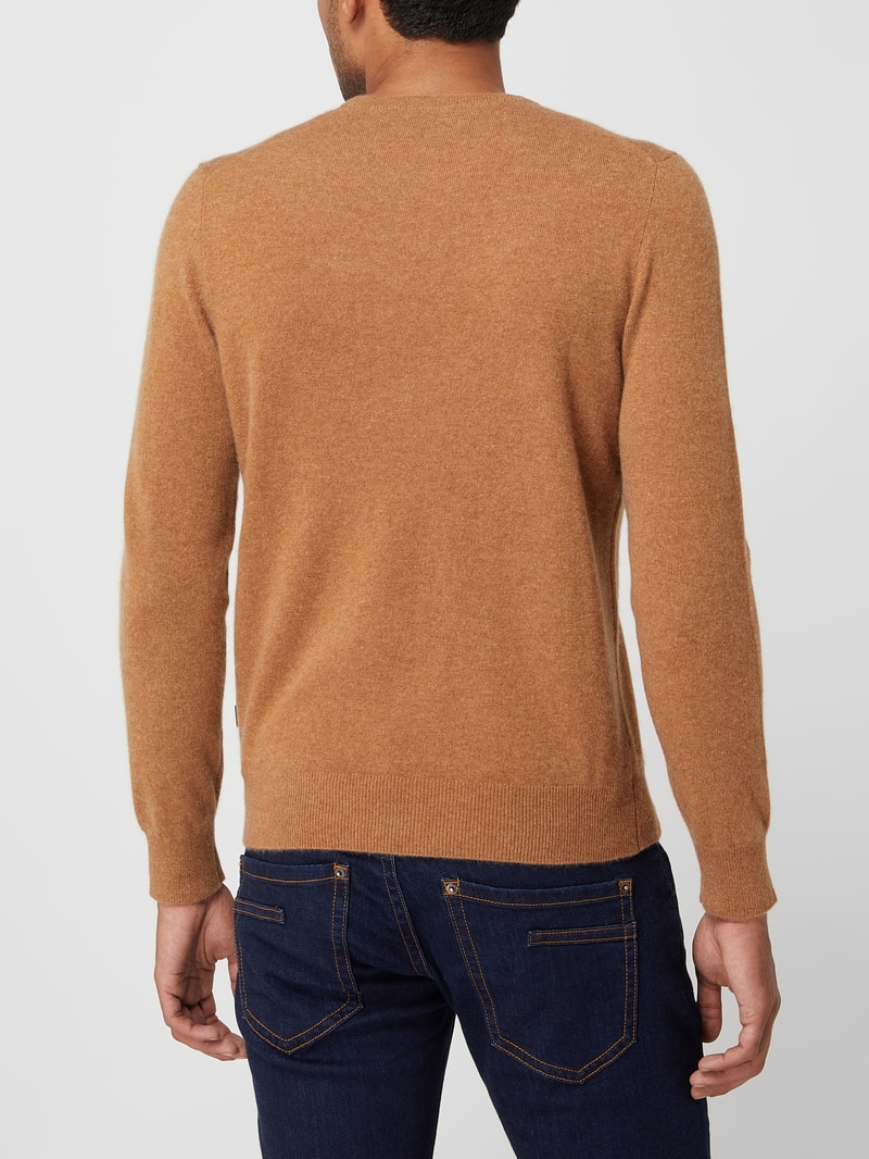 Pullover aus Kaschmir Modell 'Cashmono' in cognac