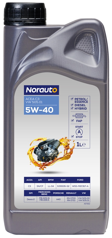 NORAUTO 5W-40 505.01, 1L - ATU