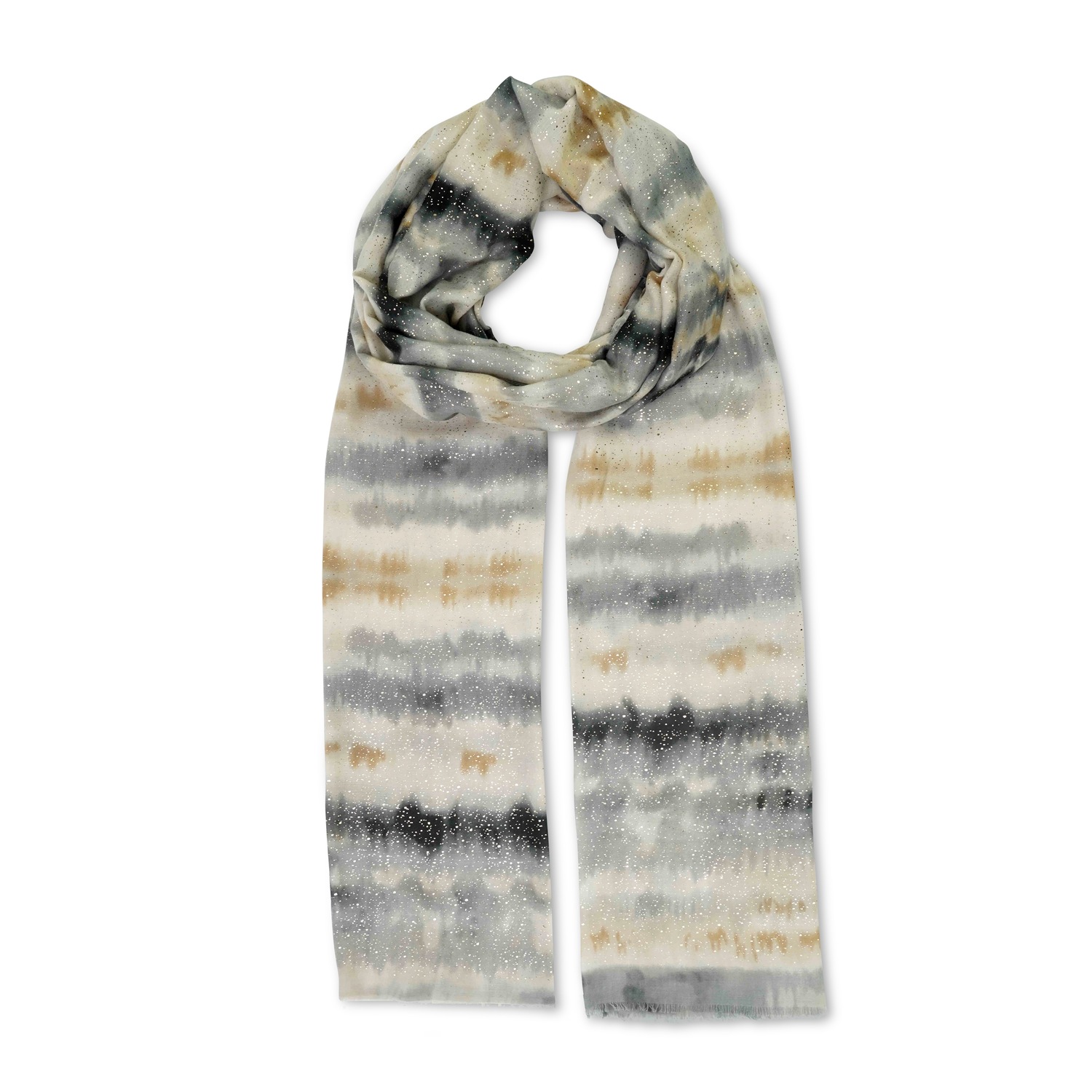 Schal mit Batik-Motiv