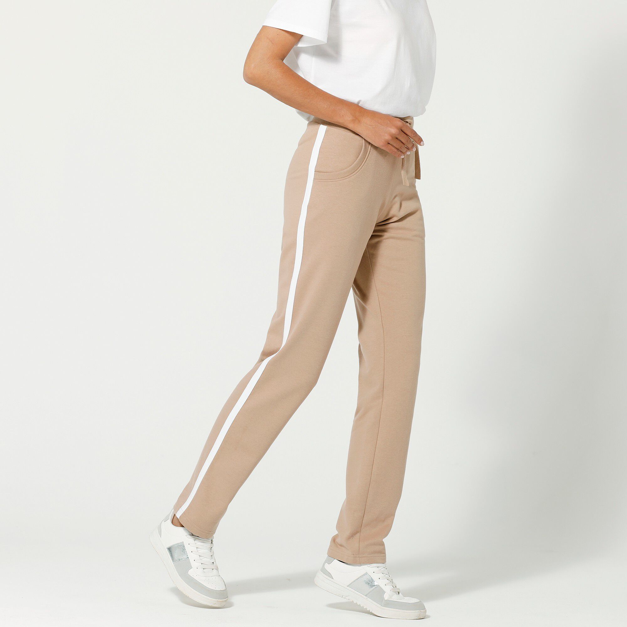 Pantalon jogging bicolore