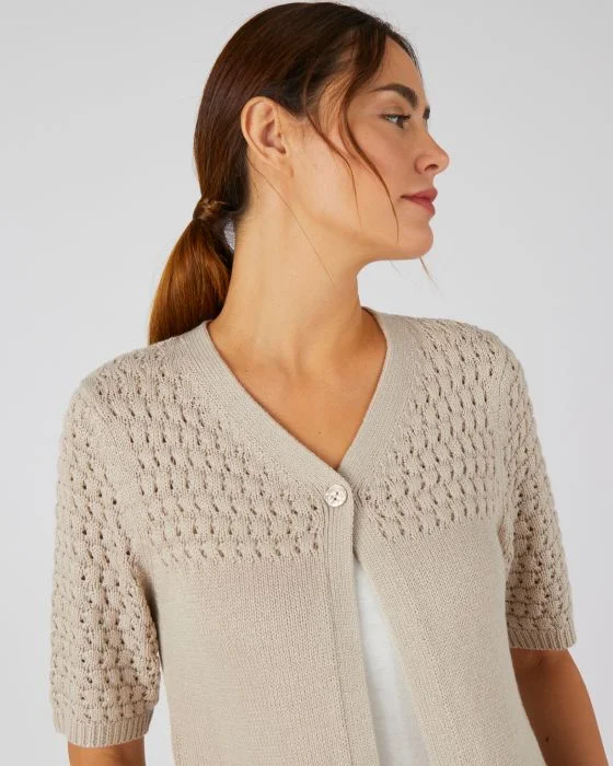 Boléro maille fantaisie