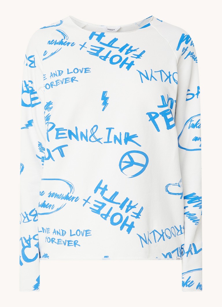 Maglione stampato Penn & Ink