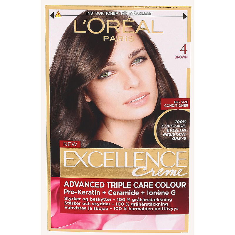 Loreal L'Oréal hårfarge 4 brun