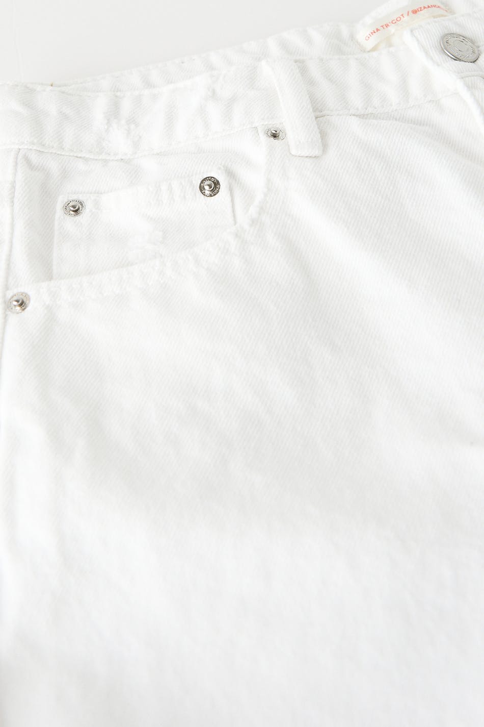 I&e low denim shorts