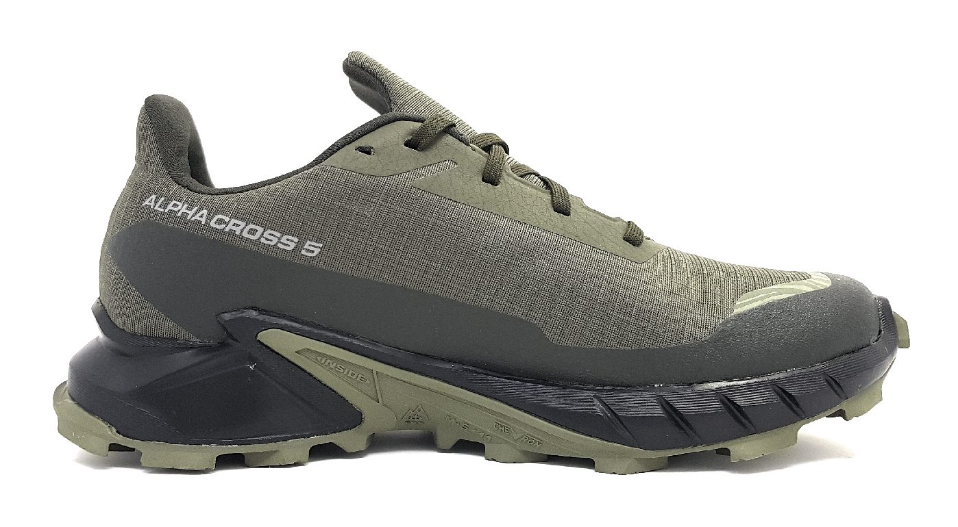 Salomon Alphacross 5 GTX L47310300 Grün Olive Night/ Black/ Green