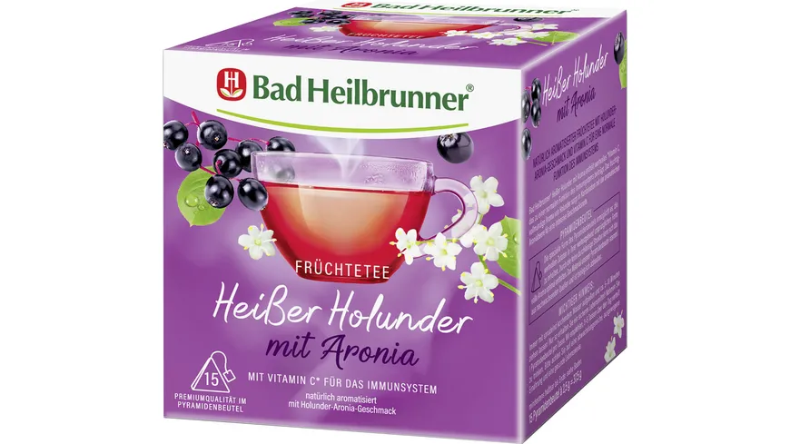 Bad Heilbrunner Heißer Holunder mit Aronia 37.5 g