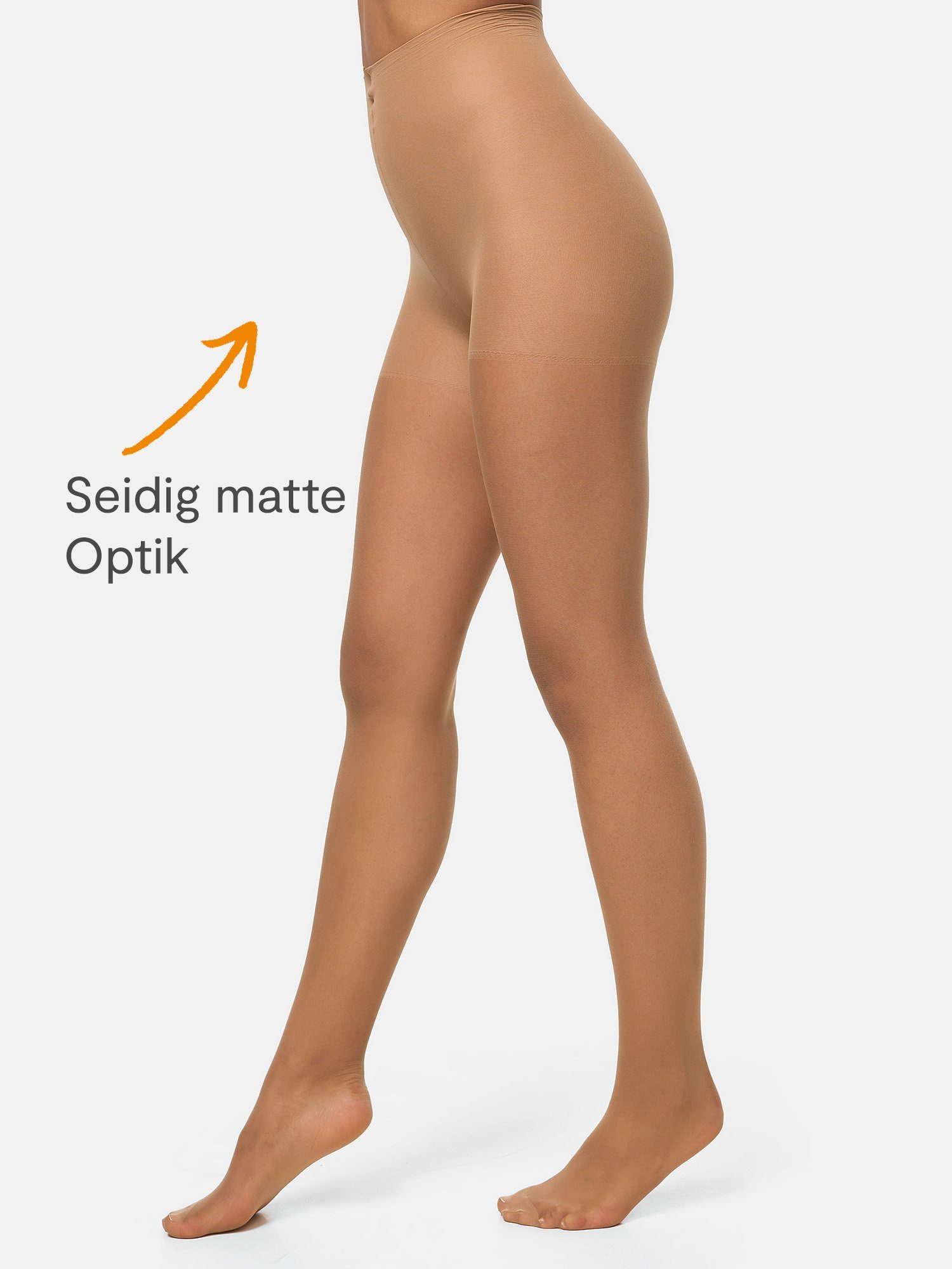 Nur Die Feinstrumpfhose Wie eine zweite Haut 20 DEN Damen (1er/3er/6er/9er Pack 1 St) nylon transparent Fein-strumpfhose frauen durchsichtig multipack seide