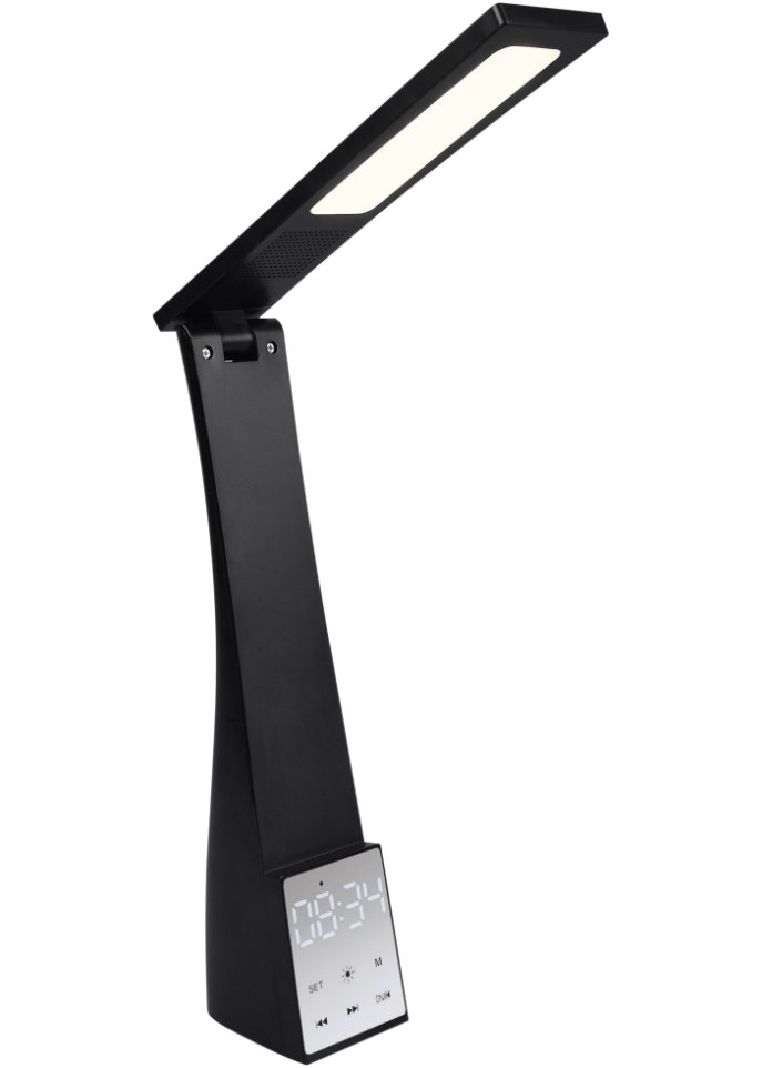 Tischleuchte mit Wecker und USB Anschluss