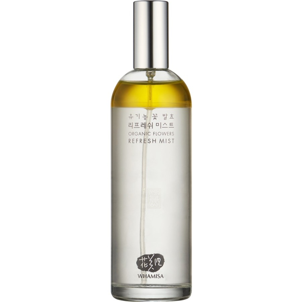 WHAMISA Organic Flowers Refresh Mist Créme visage