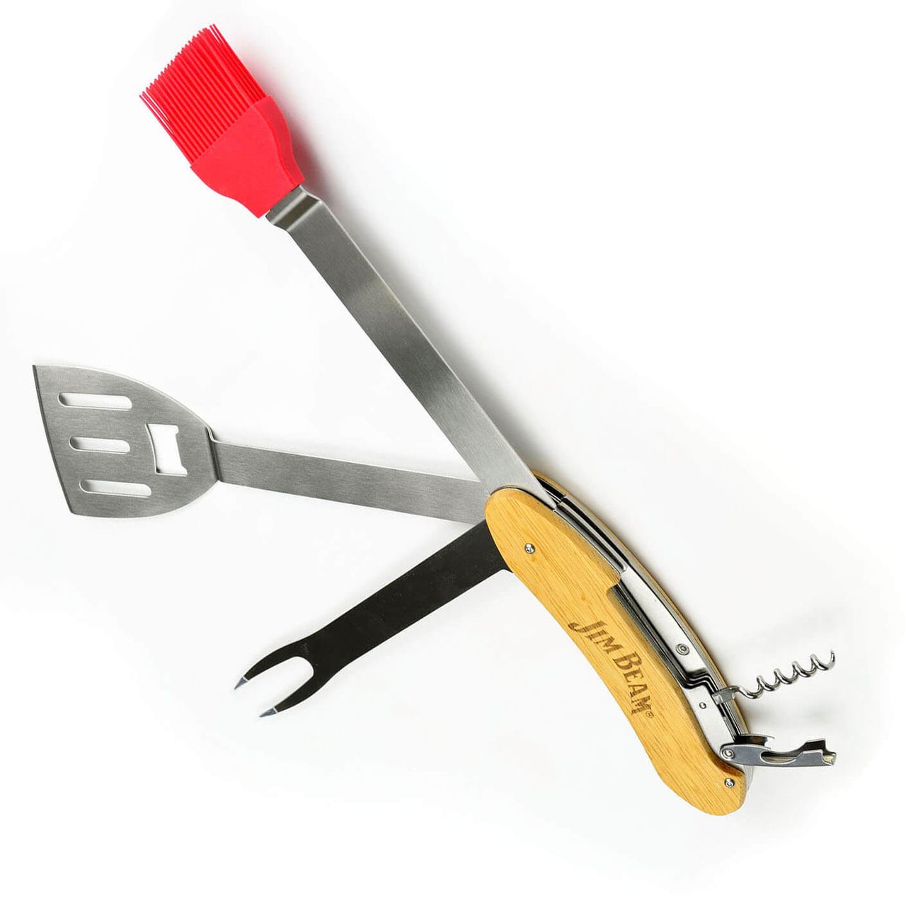 Jim Beam Klappbares BBQ-Set 5tlg.