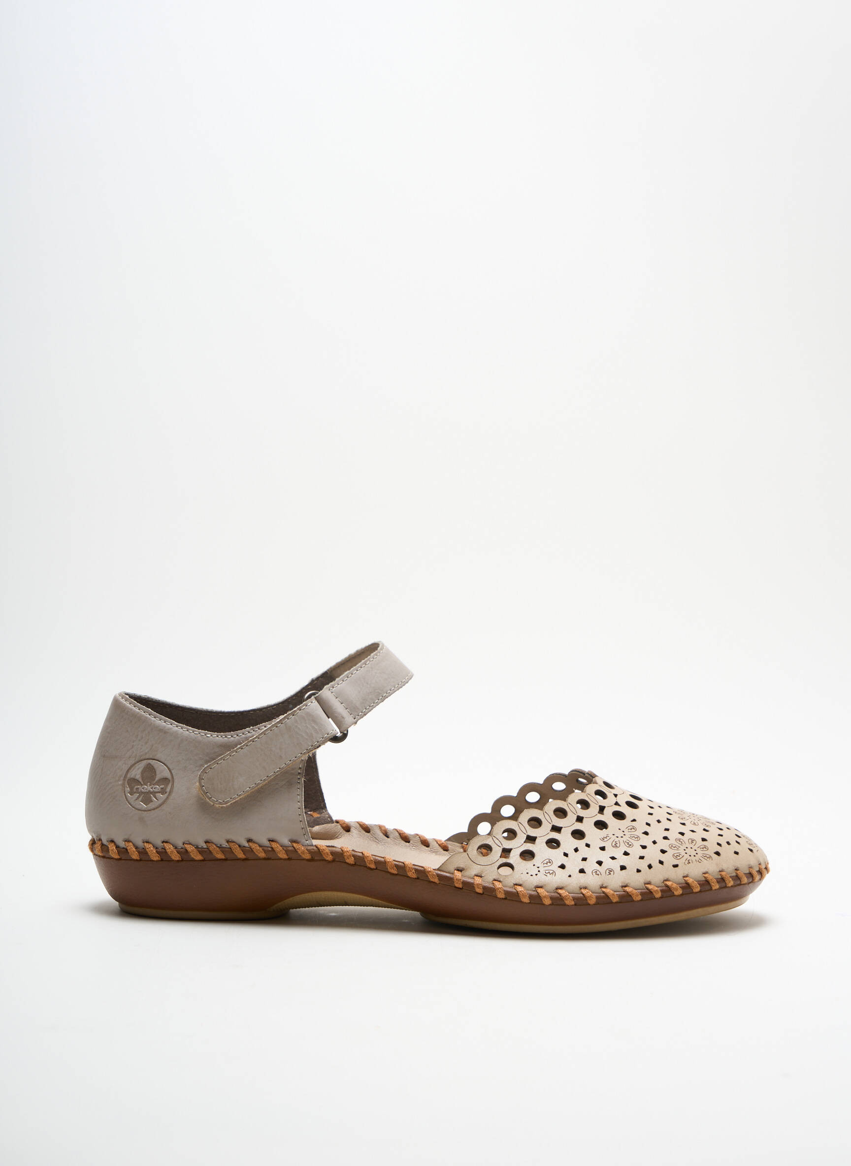Rieker Sandales Nu Pieds Femme couleur beige