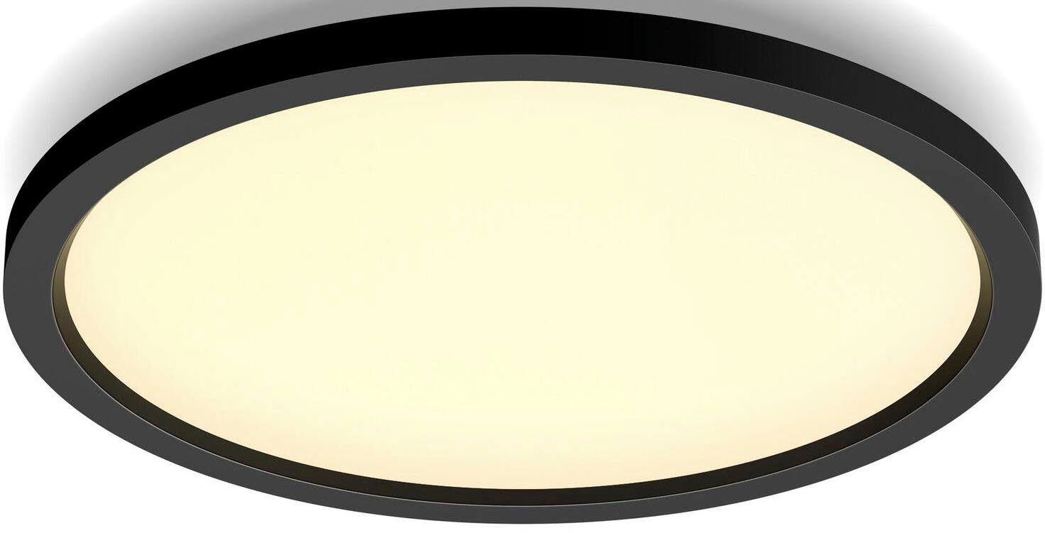 Philips Hue LED Deckenleuchte Aurelle, Bluetooth, Dimmfunktion, LED fest integriert, warmweiß - kaltweiß, mit Dimmschalter