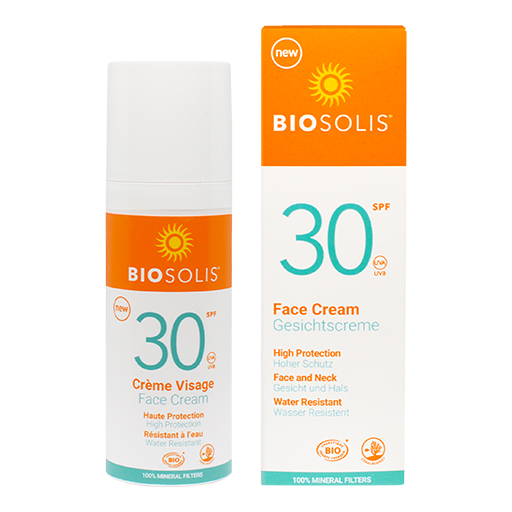 BIO SONNENCREME Gesicht Anti-Aging LSF 30 BIOSOLIS  50 ml  Creme