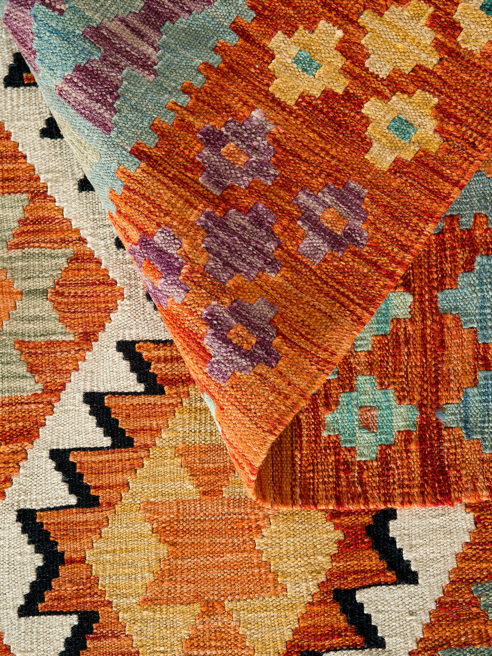 Afghan Kelim ca. 200 x 292 cm, Unikat / Einzelstück