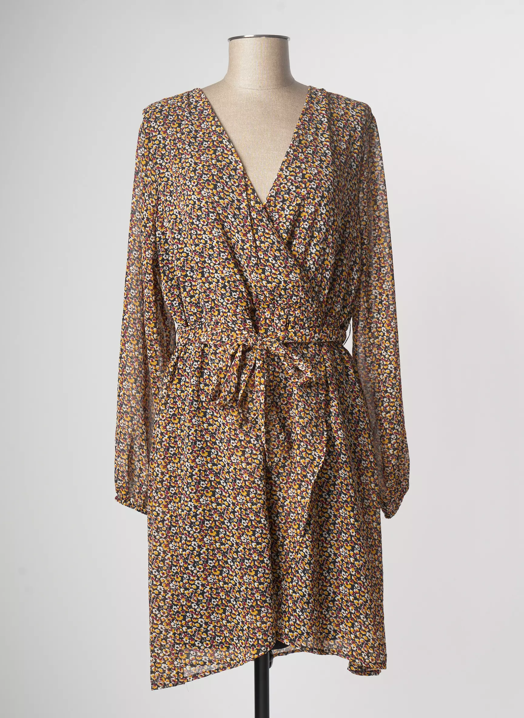 Only Robes Mi Longues Femme couleur noir