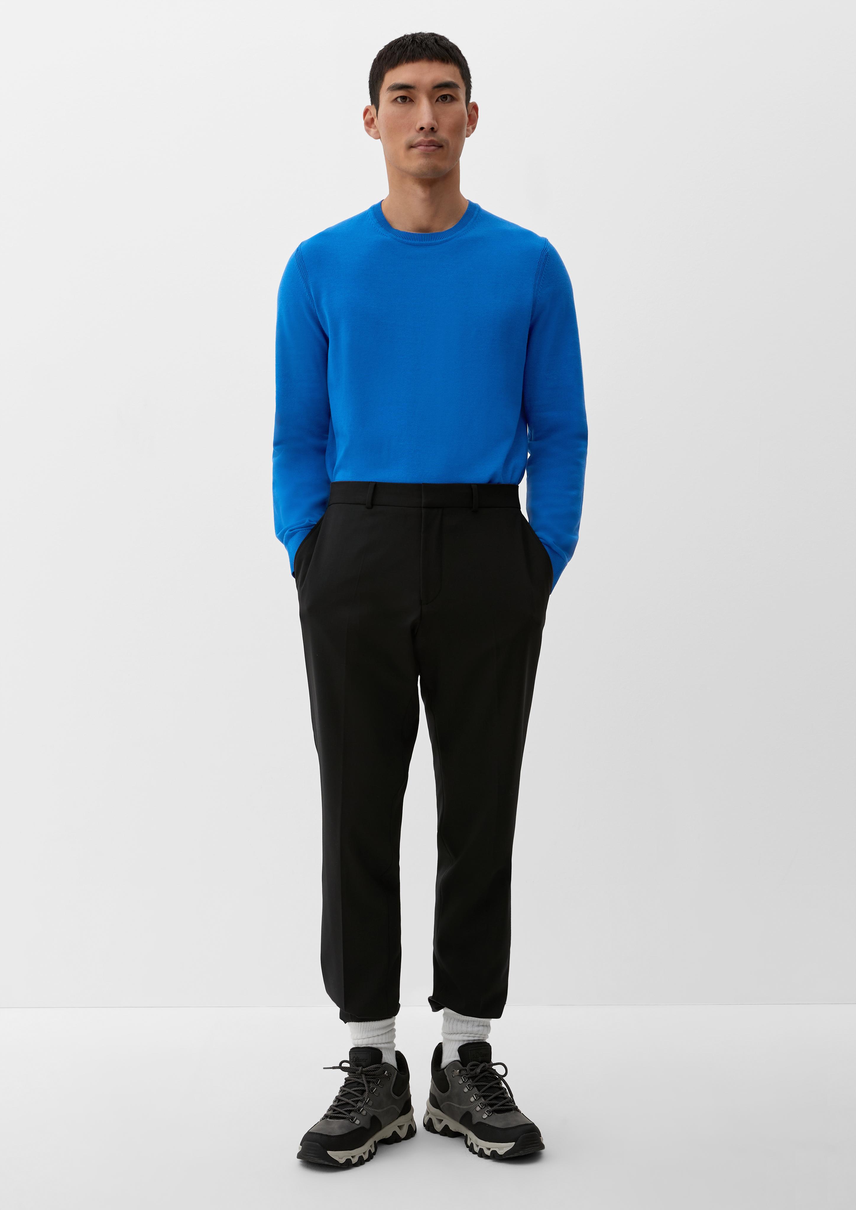 Strickpullover in melierter Optik  2124549-5621