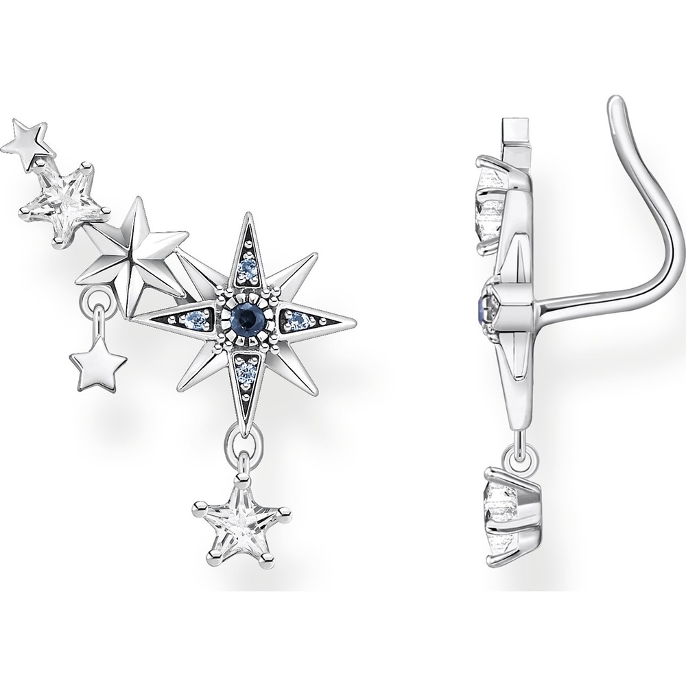 Thomas Sabo Boucles d'oreilles à fermoir à poussette 925 Argent Boucles d'oreilles