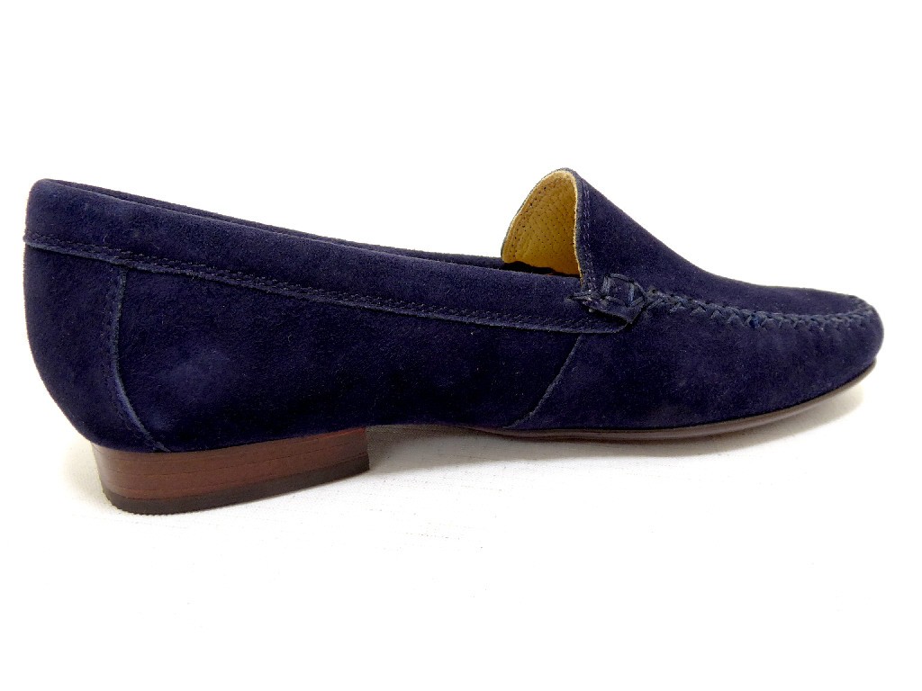 SIOUX Klassische Slipper blau campina
