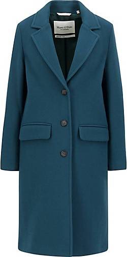 Marc O'Polo Damen Mantel mit Wolle