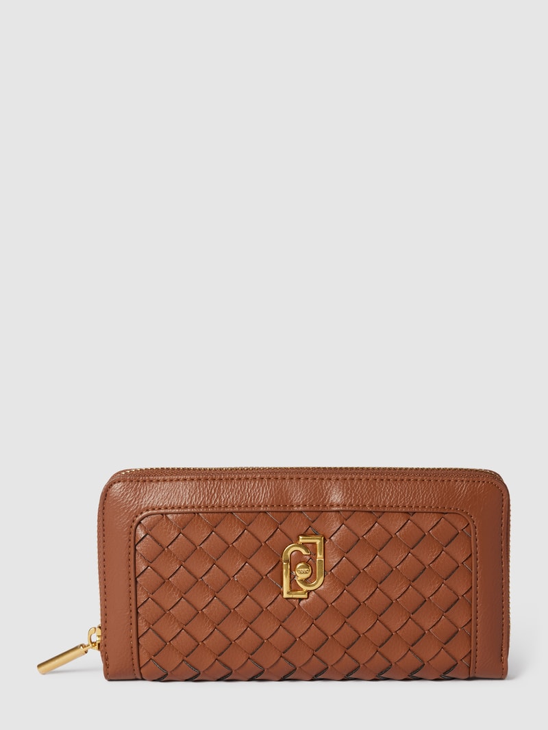 Portemonnaie in Leder-Optik Modell 'ELYNIA' in camel