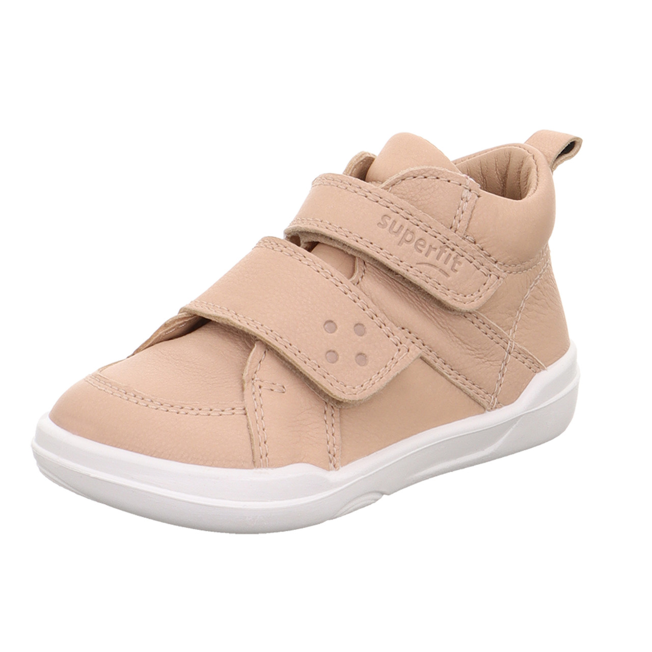 SUPERFREE - BeigeSneaker high mit Klettverschluss