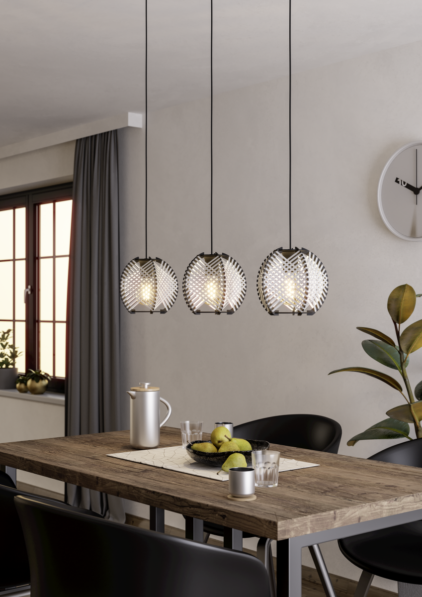 EGLO 3-flg Pendellampe Waverton